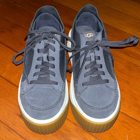 Ugg blue platform sneakers super comfy - Picture 2 of 6